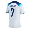 Herren Fußballbekleidung England Jack Grealish #7 Heimtrikot WM 2022 Kurzarm